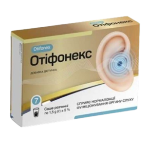 Otifonex sachets for hearing