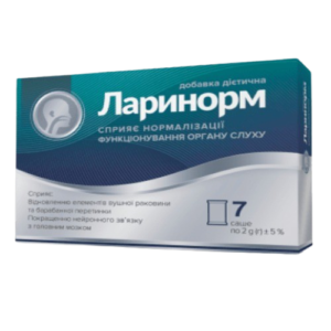 Саше «Ларінорм» для слуху